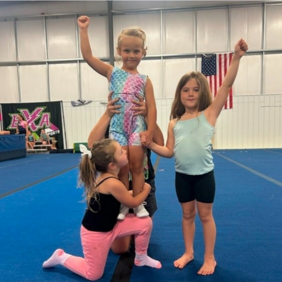 EXA Sports Rec Cheer EXA Sports recreational gymnastics in Eau Claire WI